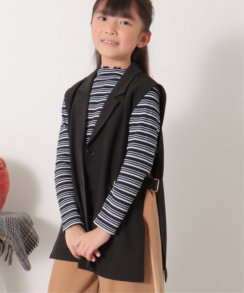 ikka(イッカ)の「サイドオープンテーラードジレ(120~160cm)(ベスト・キッズ・ブラック・120/130/140/150/160)」の16枚目の写真