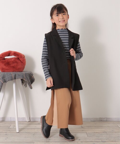 ikka(イッカ)の「サイドオープンテーラードジレ(120~160cm)(ベスト・キッズ・ブラック・120/130/140/150/160)」の15枚目の写真