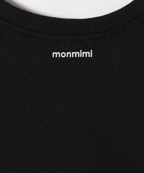 monmimi(モンミミ)の「【SHIPS any別注】MONMIMI: ロゴ プリント スウェット 23SS(スウェット・レディース・ライトグリーン/ベージュ/ブラック・ONE SIZE)」の9枚目の写真