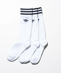 adidas | 《WEB限定》【ADIDAS/アディダス】オリジナルス ソリッドクルーソックス/靴下(ソックス/靴下)