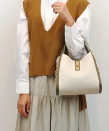 カシュカシュ cachecache / 3レイヤーヒネリ金具2wayトート