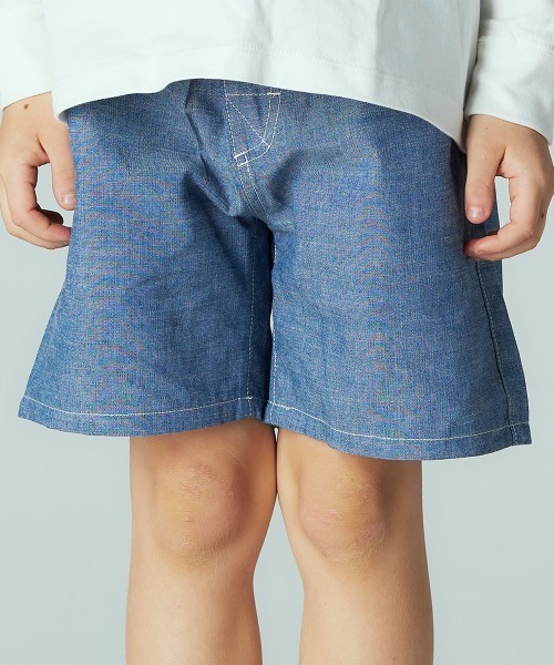 セール】Smoothy Chambray shorts / スムージー シャンブレーショーツ
