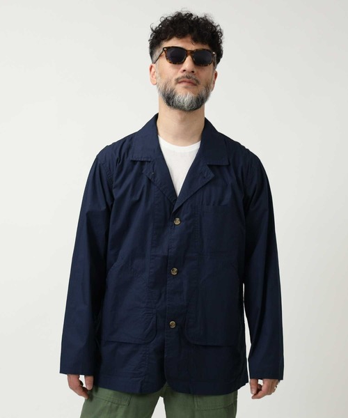Salt&Pepper(ソルトアンドペッパー)の「【Salt&Pepper】ワークジャケット(カバーオール・メンズ・ネイビー/サックスブルー/ベージュ・M/XL/L)」の3枚目の写真