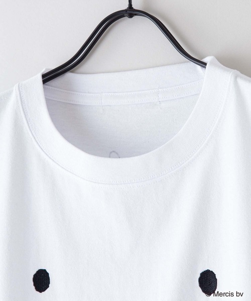 Miffy（ ミッフィー）の「【 MIFFY/ミッフィー】コラボ Tシャツ ドロップショルダー 　オーバーサイズ（Tシャツ/カットソー・メンズ・ピンク系その他/オフホワイト/ブルー系その他/ホワイト・MEDIUM/SMALL/X-LARGE/LARGE）」の11枚目の写真