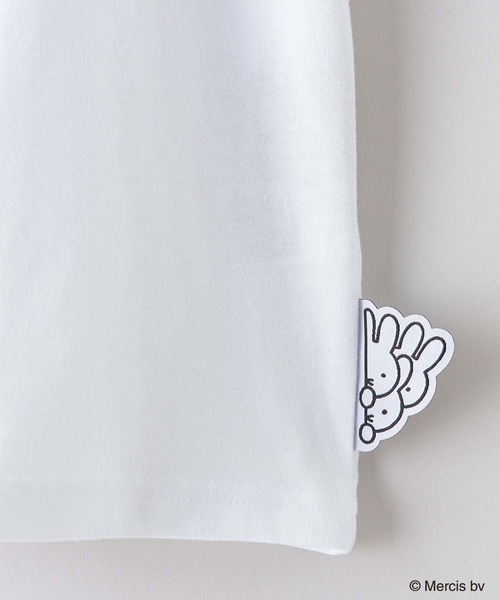 Miffy（ ミッフィー）の「【 MIFFY/ミッフィー】コラボ Tシャツ ドロップショルダー 　オーバーサイズ（Tシャツ/カットソー・メンズ・ピンク系その他/オフホワイト/ブルー系その他/ホワイト・MEDIUM/SMALL/X-LARGE/LARGE）」の13枚目の写真
