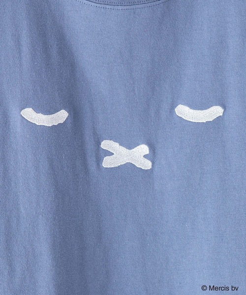 Miffy（ ミッフィー）の「【 MIFFY/ミッフィー】コラボ Tシャツ ドロップショルダー 　オーバーサイズ（Tシャツ/カットソー・メンズ・ピンク系その他/オフホワイト/ブルー系その他/ホワイト・MEDIUM/SMALL/X-LARGE/LARGE）」の16枚目の写真