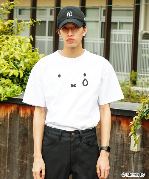 Miffy（ ミッフィー）の「【 MIFFY/ミッフィー】コラボ Tシャツ ドロップショルダー 　オーバーサイズ（Tシャツ/カットソー・メンズ・ピンク系その他/オフホワイト/ブルー系その他/ホワイト・MEDIUM/SMALL/X-LARGE/LARGE）」の19枚目の写真