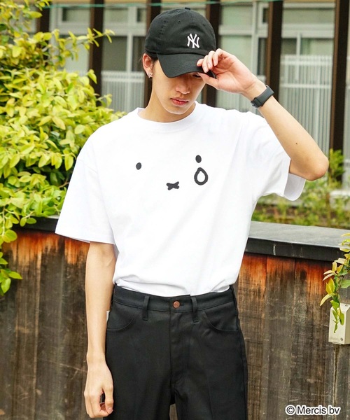 Miffy（ ミッフィー）の「【 MIFFY/ミッフィー】コラボ Tシャツ ドロップショルダー 　オーバーサイズ（Tシャツ/カットソー・メンズ・ピンク系その他/オフホワイト/ブルー系その他/ホワイト・MEDIUM/SMALL/X-LARGE/LARGE）」の20枚目の写真