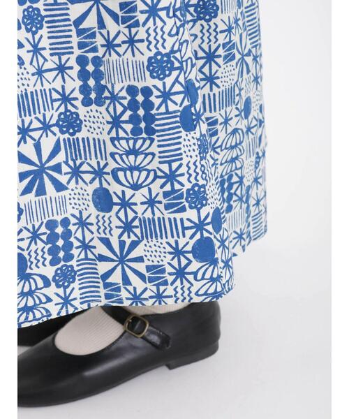 sm2rhythm（サマンサモスモスリズム）の「プリントタックスカート（スカート・レディース・イエロー/ブルー/ブラック・ﾌﾘ-）」の21枚目の写真