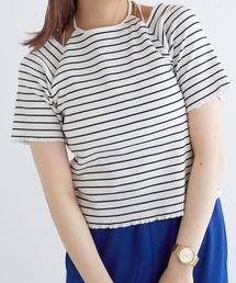 w closet | ホルターネックアメリカンスリーブプルオーバー(Tシャツ/カットソー)