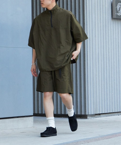 【ビッグシルエット】タイトブース　ハーフジップ　ナイロン　アノラック　バックロゴ TIGHTBOOTH | タイトブース | BIG LOGO ANORAK | アノラックジ