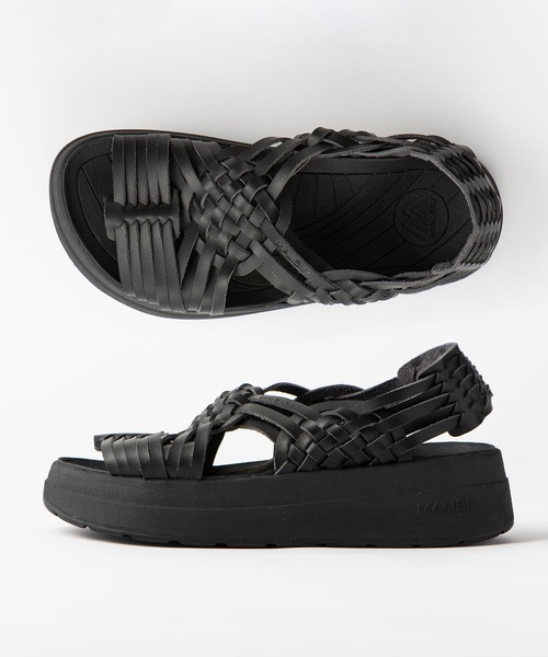 MALIBU SANDALS(マリブサンダルズ)の「MALIBU SANDALS / "CANYON PLATFORM" サンダル(サンダル・レディース・ブラック/ホワイト・5/6/7/8/9/10/4/11/6.5)」の5枚目の写真