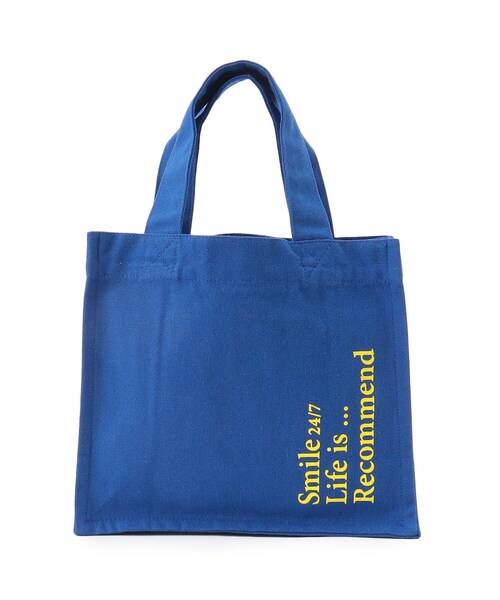 SHOO・LA・RUE（シューラルー）の「◆マルシェバッグ ミニサイズ（トートバッグ・レディース・カーキ/アイボリー/ブルー/ベージュ・00）」の4枚目の写真