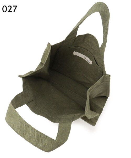 SHOO・LA・RUE（シューラルー）の「◆マルシェバッグ ミニサイズ（トートバッグ・レディース・カーキ/アイボリー/ブルー/ベージュ・00）」の11枚目の写真