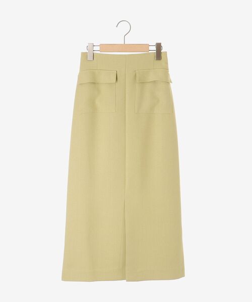 le.coeur blanc（ルクールブラン）の「スラブポケットストレートスカート（スカート・レディース・ライトグリーン/アイボリー/ブルー・36/38）」の9枚目の写真