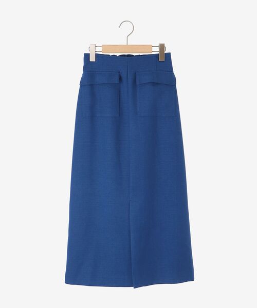 le.coeur blanc（ルクールブラン）の「スラブポケットストレートスカート（スカート・レディース・ライトグリーン/アイボリー/ブルー・36/38）」の10枚目の写真