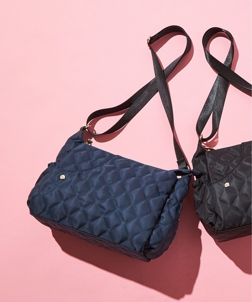 SALON de RUBAN(サロンドルヴァン)の「【SALON de RUBAN / サロン ド ルヴァン】 10 POCKETS ショルダー(ショルダーバッグ・レディース・ブラック/グレー/ネイビー/ブルー/ライトグレー/ピンク/ホワイト/ダークグレー/ベージュ・FREE)」の7枚目の写真