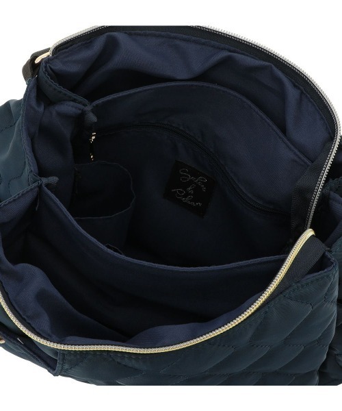 SALON de RUBAN(サロンドルヴァン)の「【SALON de RUBAN / サロン ド ルヴァン】 10 POCKETS ショルダー(ショルダーバッグ・レディース・ブラック/グレー/ネイビー/ブルー/ライトグレー/ピンク/ホワイト/ダークグレー/ベージュ・FREE)」の16枚目の写真