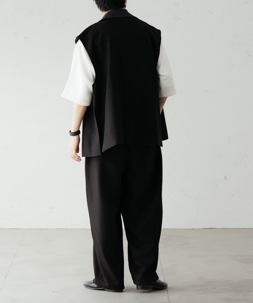 epnok（エプノック）の「ハイウエストタックワイドパンツ（その他パンツ・メンズ・ブラック/カーキ/ベージュ・SMALL/MEDIUM/LARGE）」の17枚目の写真