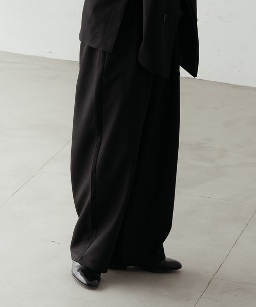 epnok（エプノック）の「ハイウエストタックワイドパンツ（その他パンツ・メンズ・ブラック/カーキ/ベージュ・SMALL/MEDIUM/LARGE）」の21枚目の写真