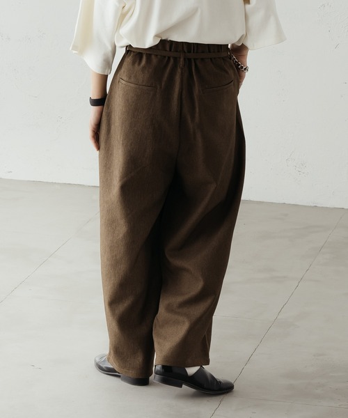 epnok（エプノック）の「ハイウエストタックワイドパンツ（その他パンツ・メンズ・ブラック/カーキ/ベージュ・SMALL/MEDIUM/LARGE）」の19枚目の写真