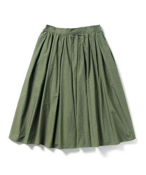 BEAMS LIGHTS Women's（ビームスライツ ウィメンズ）の「BEAMS LIGHTS / タイプライター ミディアムスカート（スカート・レディース・オフホワイト/ベージュ/オリーブ・38/36）」の18枚目の写真