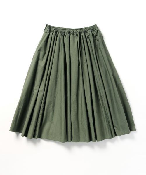 BEAMS LIGHTS Women's（ビームスライツ ウィメンズ）の「BEAMS LIGHTS / タイプライター ミディアムスカート（スカート・レディース・オフホワイト/ベージュ/オリーブ・38/36）」の7枚目の写真
