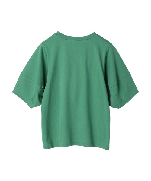 KBF（ケイビーエフ）の「KBF 袖ボリュームTEE（Tシャツ/カットソー・レディース・オフホワイト/ブラック/グリーン/テラコッタ・FREE）」の6枚目の写真