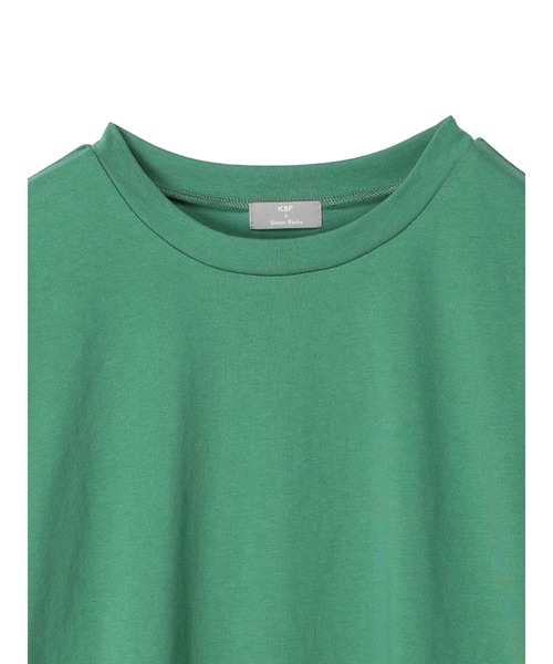 KBF（ケイビーエフ）の「KBF 袖ボリュームTEE（Tシャツ/カットソー・レディース・オフホワイト/ブラック/グリーン/テラコッタ・FREE）」の7枚目の写真