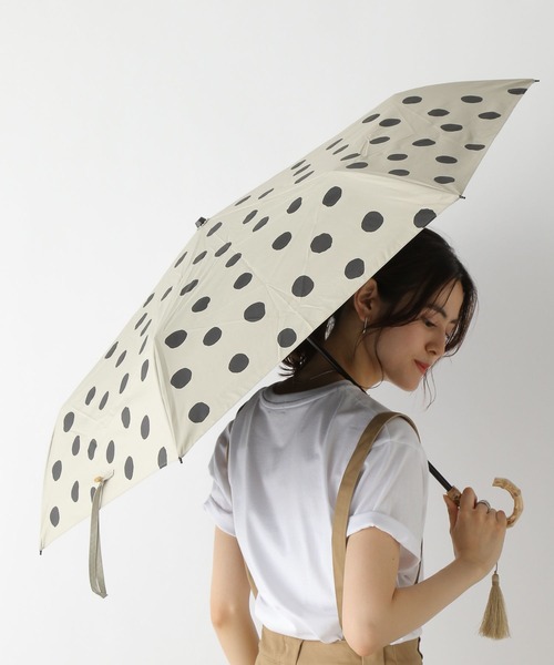 LEPSIM（レプシィム）の「晴雨兼用/折り畳み傘[柄]　178396（折りたたみ傘・レディース・ブラック/ブルー/ベージュ・ONE SIZE）」の19枚目の写真