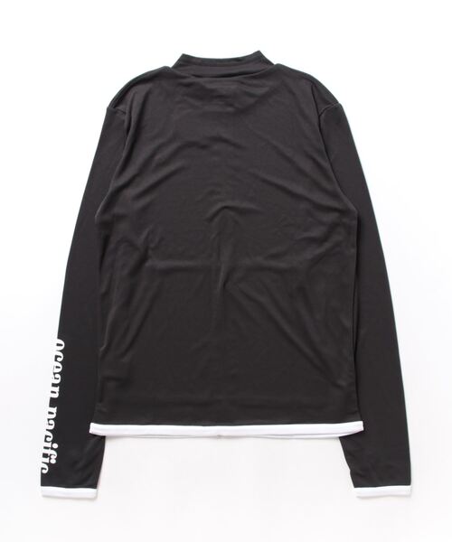 Ocean Pacific（オーシャンパシフィック）の「【OP:オーピー】UVジップパーカー  水陸両用ウェア（ラッシュガード・メンズ・ブラック/ネイビー/ロイヤルブルー/ホワイト/グリーン・MEDIUM/LARGE/X-LARGE）」の6枚目の写真