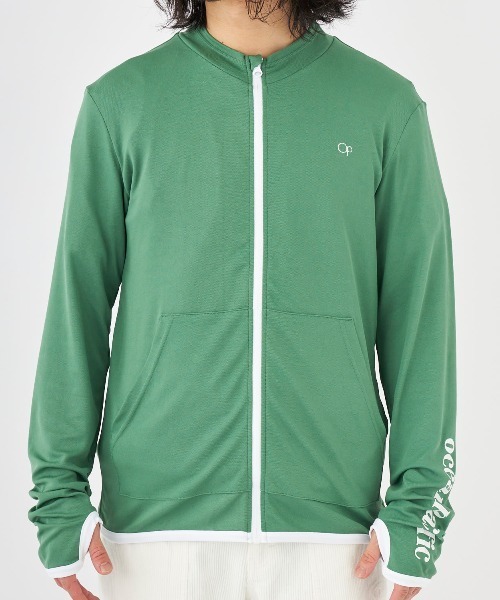 Ocean Pacific（オーシャンパシフィック）の「【OP:オーピー】UVジップパーカー  水陸両用ウェア（ラッシュガード・メンズ・ブラック/ネイビー/ロイヤルブルー/ホワイト/グリーン・MEDIUM/LARGE/X-LARGE）」の12枚目の写真