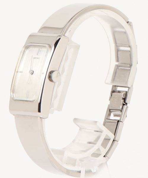 SEIKO(セイコー)の「SEIKO セイコー / デッドストック 手巻き式ムーブメント スクエアフェイス ステンレスベルト // ZWBシリーズ(アナログ腕時計・レディース・シルバー/シルバー×ブルー・FREE)」の6枚目の写真