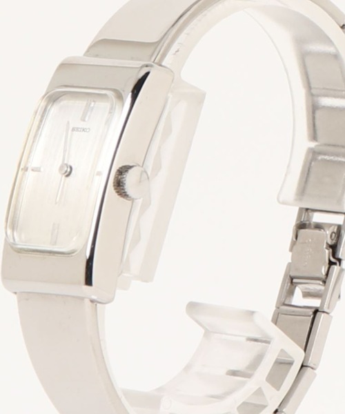 SEIKO(セイコー)の「SEIKO セイコー / デッドストック 手巻き式ムーブメント スクエアフェイス ステンレスベルト // ZWBシリーズ(アナログ腕時計・レディース・シルバー/シルバー×ブルー・FREE)」の18枚目の写真