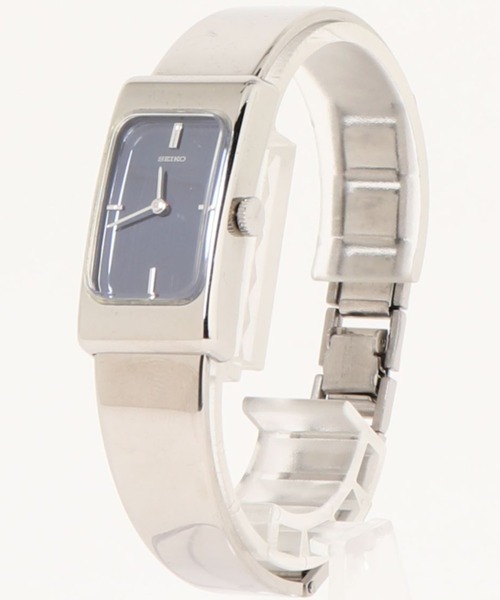 SEIKO(セイコー)の「SEIKO セイコー / デッドストック 手巻き式ムーブメント スクエアフェイス ステンレスベルト // ZWBシリーズ(アナログ腕時計・レディース・シルバー/シルバー×ブルー・FREE)」の22枚目の写真