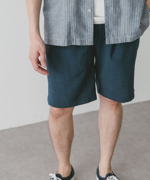 URBAN RESEARCH DOORS(アーバンリサーチドアーズ)の「『吸水速乾』リネンライクイージーショーツ(その他パンツ・メンズ・インディゴブルー/オリーブ/チャコールグレー・MEDIUM/LARGE)」の8枚目の写真