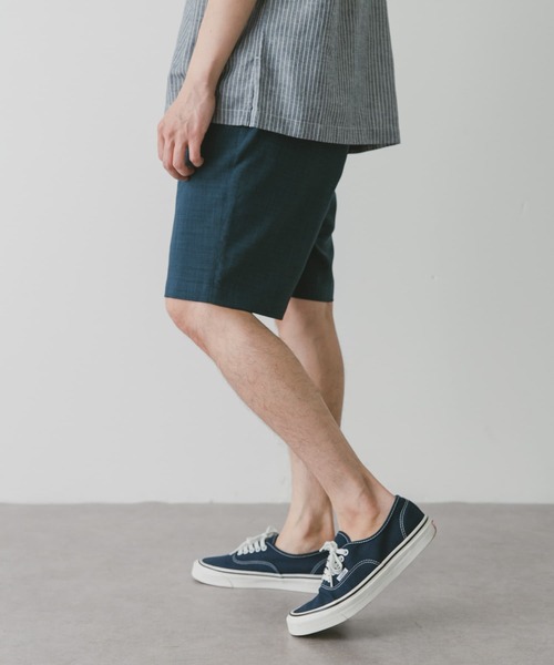 URBAN RESEARCH DOORS(アーバンリサーチドアーズ)の「『吸水速乾』リネンライクイージーショーツ(その他パンツ・メンズ・インディゴブルー/オリーブ/チャコールグレー・MEDIUM/LARGE)」の12枚目の写真