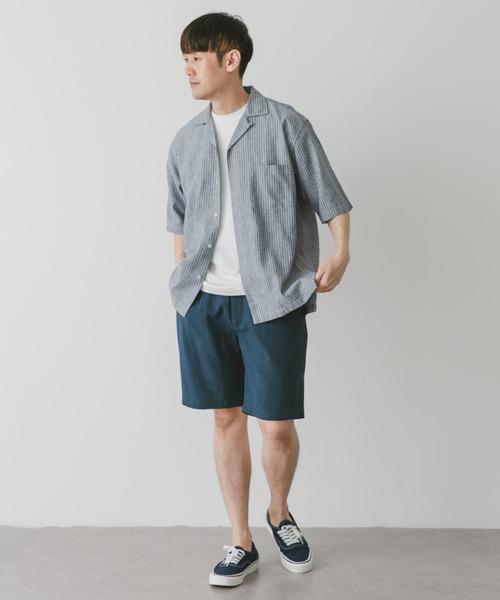 URBAN RESEARCH DOORS(アーバンリサーチドアーズ)の「『吸水速乾』リネンライクイージーショーツ(その他パンツ・メンズ・インディゴブルー/オリーブ/チャコールグレー・MEDIUM/LARGE)」の16枚目の写真