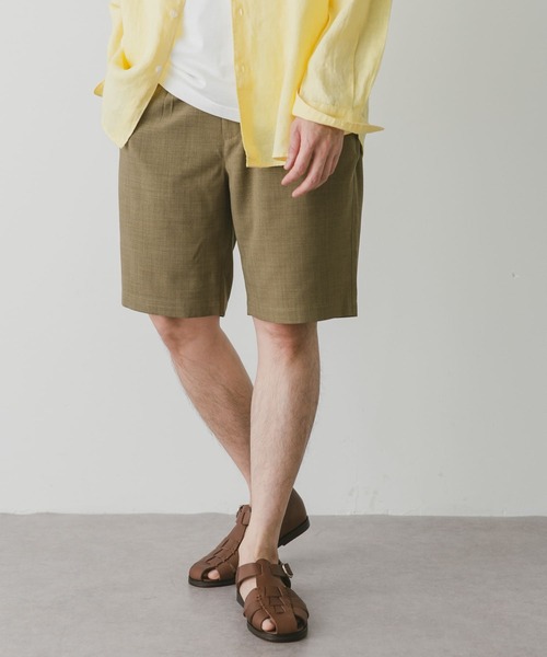 URBAN RESEARCH DOORS(アーバンリサーチドアーズ)の「『吸水速乾』リネンライクイージーショーツ(その他パンツ・メンズ・インディゴブルー/オリーブ/チャコールグレー・MEDIUM/LARGE)」の9枚目の写真