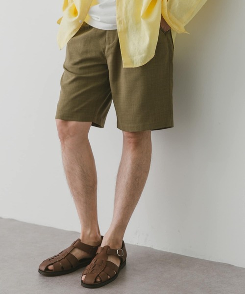 URBAN RESEARCH DOORS(アーバンリサーチドアーズ)の「『吸水速乾』リネンライクイージーショーツ(その他パンツ・メンズ・インディゴブルー/オリーブ/チャコールグレー・MEDIUM/LARGE)」の13枚目の写真