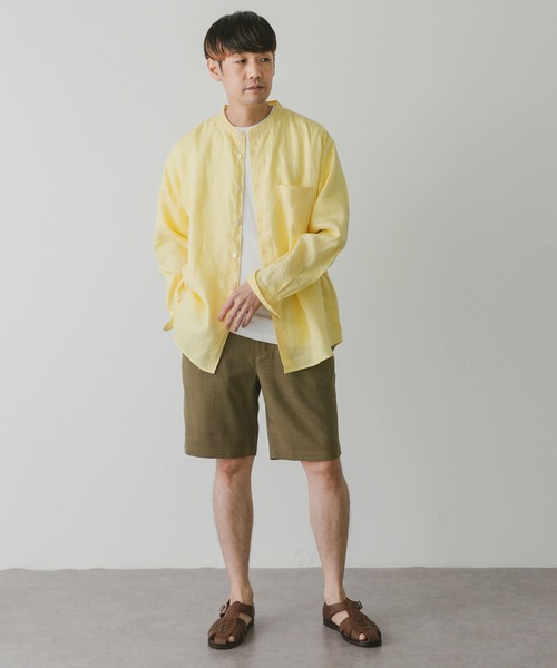 URBAN RESEARCH DOORS(アーバンリサーチドアーズ)の「『吸水速乾』リネンライクイージーショーツ(その他パンツ・メンズ・インディゴブルー/オリーブ/チャコールグレー・MEDIUM/LARGE)」の17枚目の写真