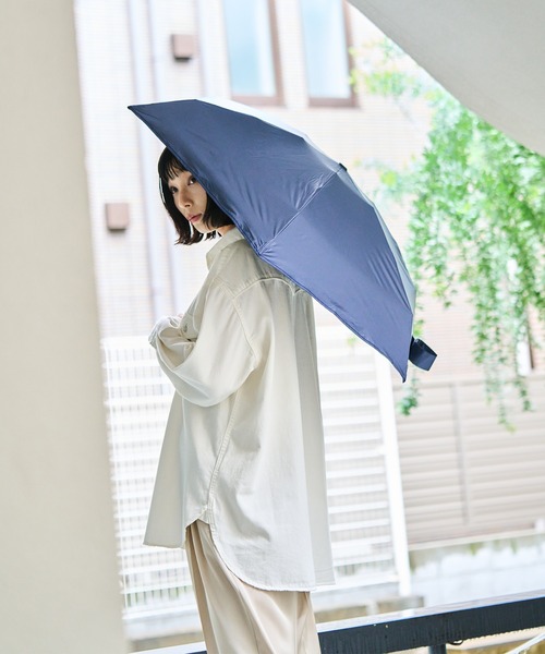 kiu×ELNEST umbrella 傘　折りたたみ KiU 折りたたみ傘 つゆ先がない安全傘 アメニモマケズ，ハレ