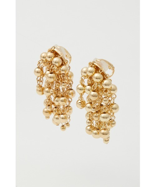 SLY（スライ）の「ASYMMETRY BEADS EARRING アシンメトリー ビーズ イヤリング（イヤリング・レディース・シルバー/ゴールド・FREE）」の15枚目の写真