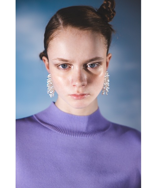 SLY（スライ）の「ASYMMETRY BEADS EARRING アシンメトリー ビーズ イヤリング（イヤリング・レディース・シルバー/ゴールド・FREE）」の7枚目の写真