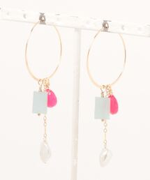 【Milimili】14kgf天然石ピアス