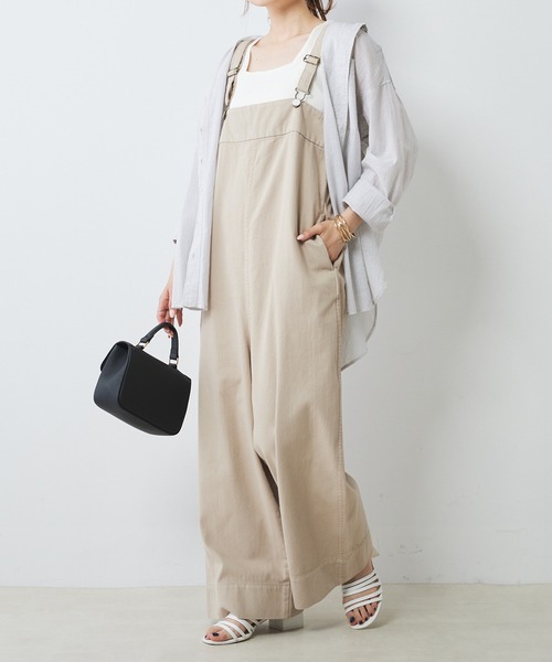 PUAL CE CIN(ピュアルセシン)の「綿麻ストライプBIGシャツ(シャツ/ブラウス・レディース・ブラウン系/ベージュ系/ブルー系・FREE)」の13枚目の写真