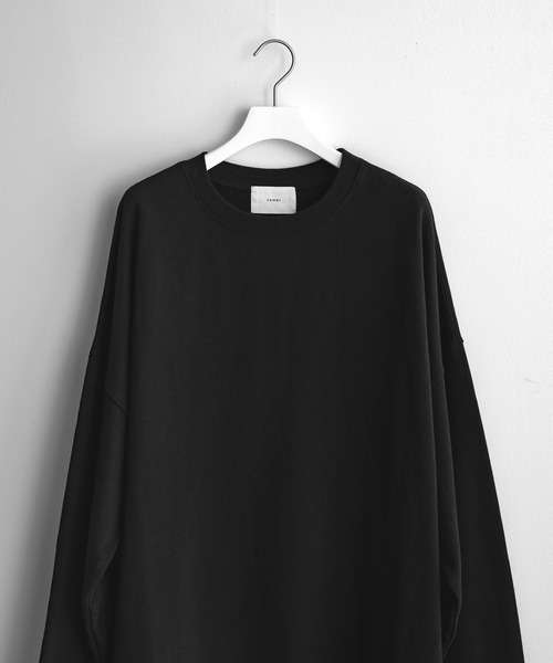 remer(リメール)の「loose heavy cotton over sweat / ルーズヘビーコットンオーバースウェット(スウェット・メンズ・ブルーグレー/モカ/ライトグレー/ブラック・LARGE/MEDIUM/SMALL)」の10枚目の写真