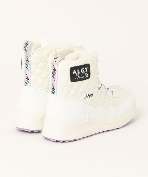 ALGYスノーブーツ風キルティング加工シューズ