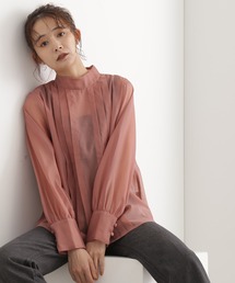 N.(N. Natural Beauty Basic) | ◆フロントタックシアーブラウス(シャツ/ブラウス)