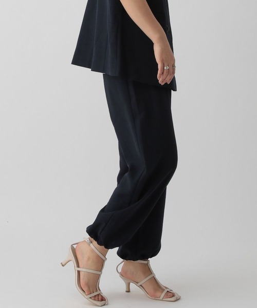 saloon（サルーン）の「SALOON(サルーン)/マットブッチャードロストパンツ（その他パンツ・レディース・ブラック/ベージュ/カーキ・FREE）」の2枚目の写真